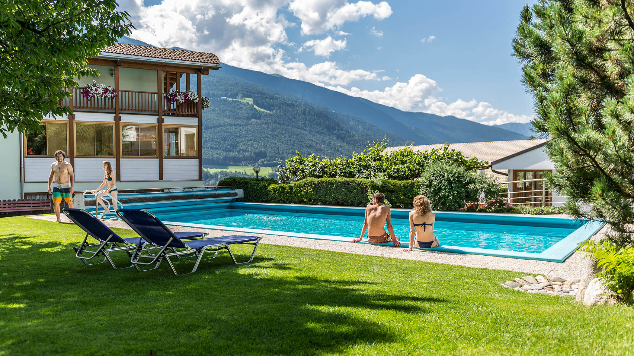 Hotel mit Pool im Eisacktal bei Brixen