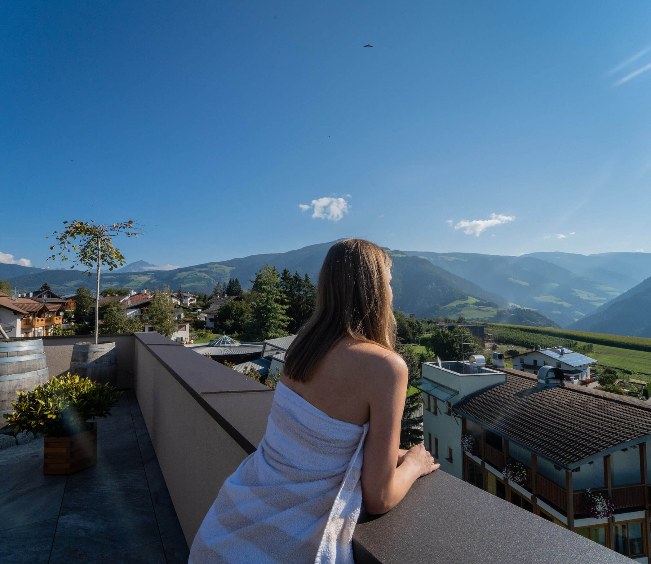 Ausblick von der Terrasse